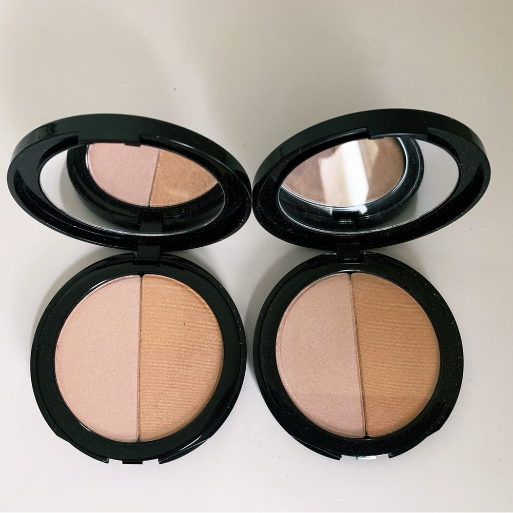 glo minerals shimmer highlighter duo candle lot
